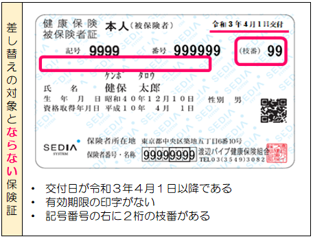 差し替え対象外